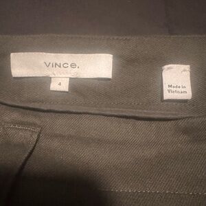 Vince Olive Green Cargo Skirt